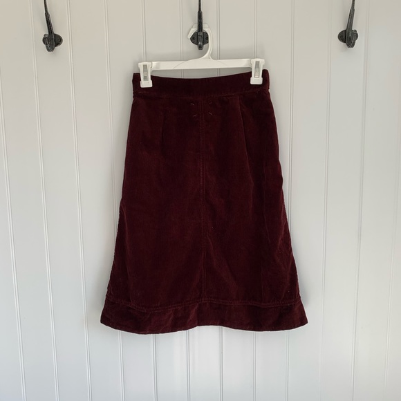 Anthro Holding Horses Button Front Cord Skirt - Picture 5 of 6